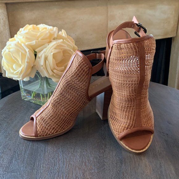 Extreme by Eddie Marc Block Heel Mesh Sandals - Picture 6 of 8